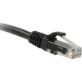 NSI ENET Cat6 Black 8 Foot Patch Cable with Snagless Molded Boot (UTP) High-Quality Network Patch Cable RJ45 to RJ45 - 8Ft