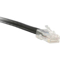 NSI ENET Cat6 Black 30 Foot Non-Booted (No Boot) (UTP) High-Quality Network Patch Cable RJ45 to RJ45 - 30Ft