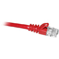 NSI ENET Cat6 Red 8 Foot Patch Cable with Snagless Molded Boot (UTP) High-Quality Network Patch Cable RJ45 to RJ45 - 8Ft