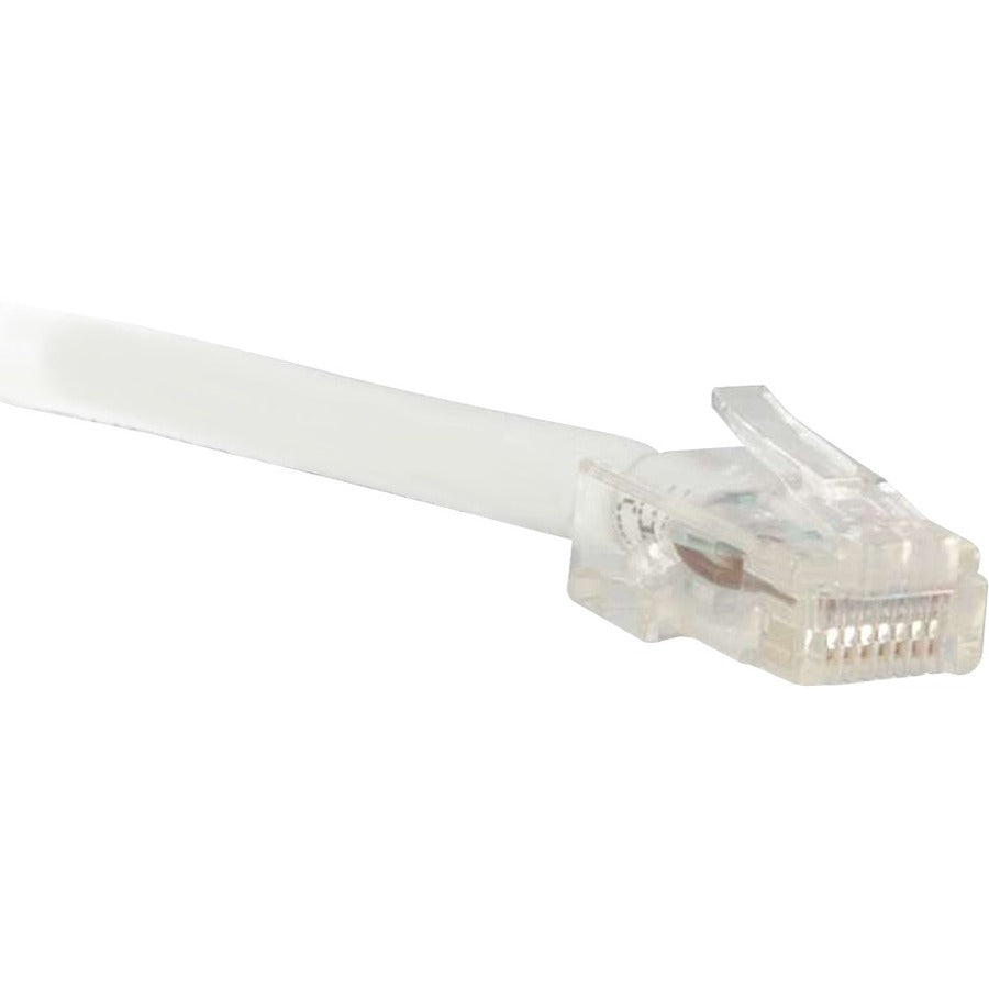 NSI ENET Cat6 White 40 Foot Non-Booted (No Boot) (UTP) High-Quality Network Patch Cable RJ45 to RJ45 - 40Ft