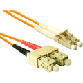 NSI ENET 7M SC/LC Duplex Multimode 50/125 OM2 or Better Orange Fiber Patch Cable 7 meter SC-LC Individually Tested