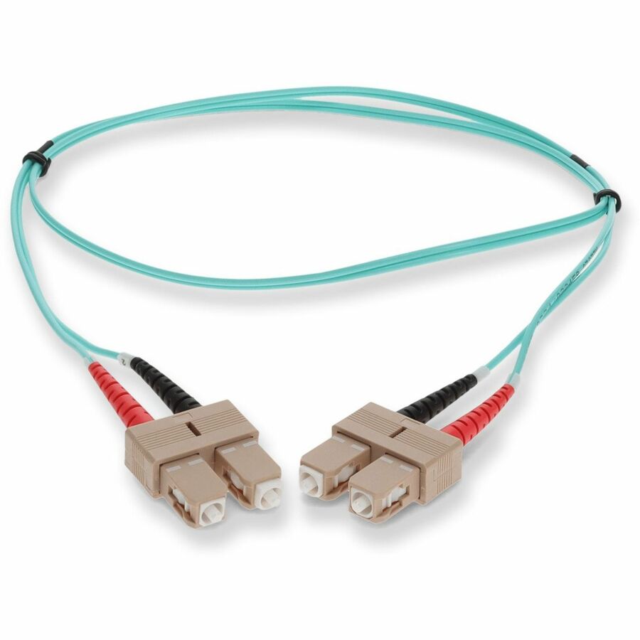 AddOn 10m SC (Male) to SC (Male) Orange OM2 Duplex Fiber OFNR (Riser-Rated) Patch Cable