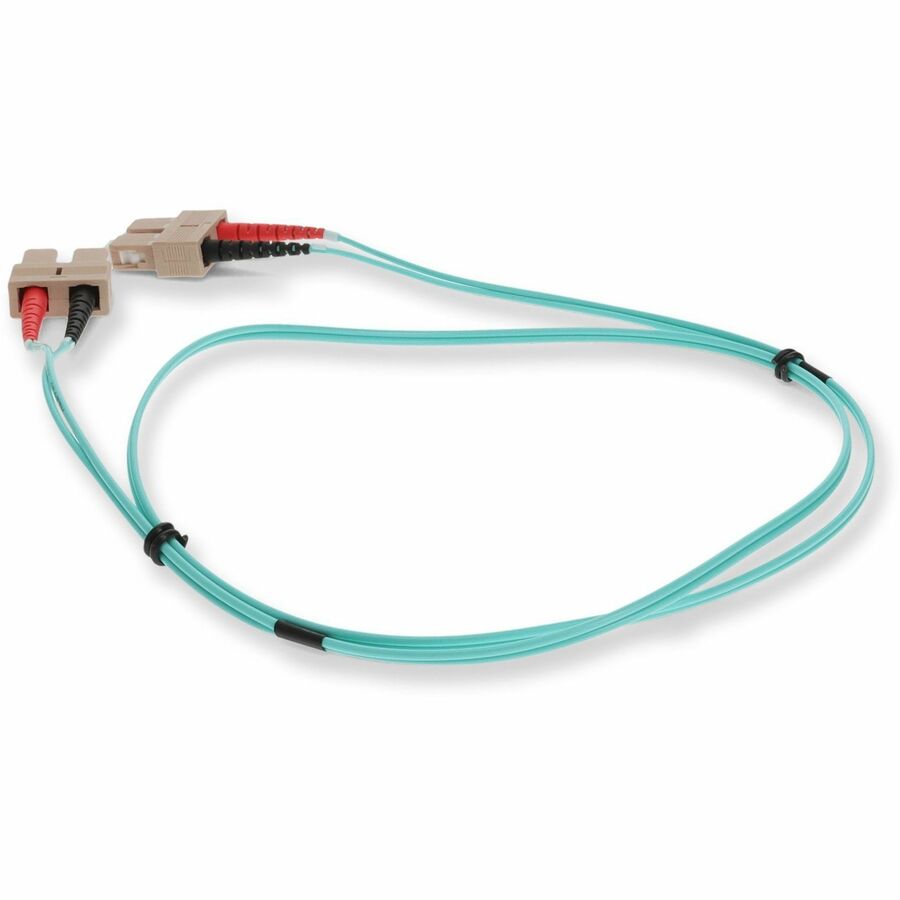 AddOn 10m SC (Male) to SC (Male) Orange OM2 Duplex Fiber OFNR (Riser-Rated) Patch Cable