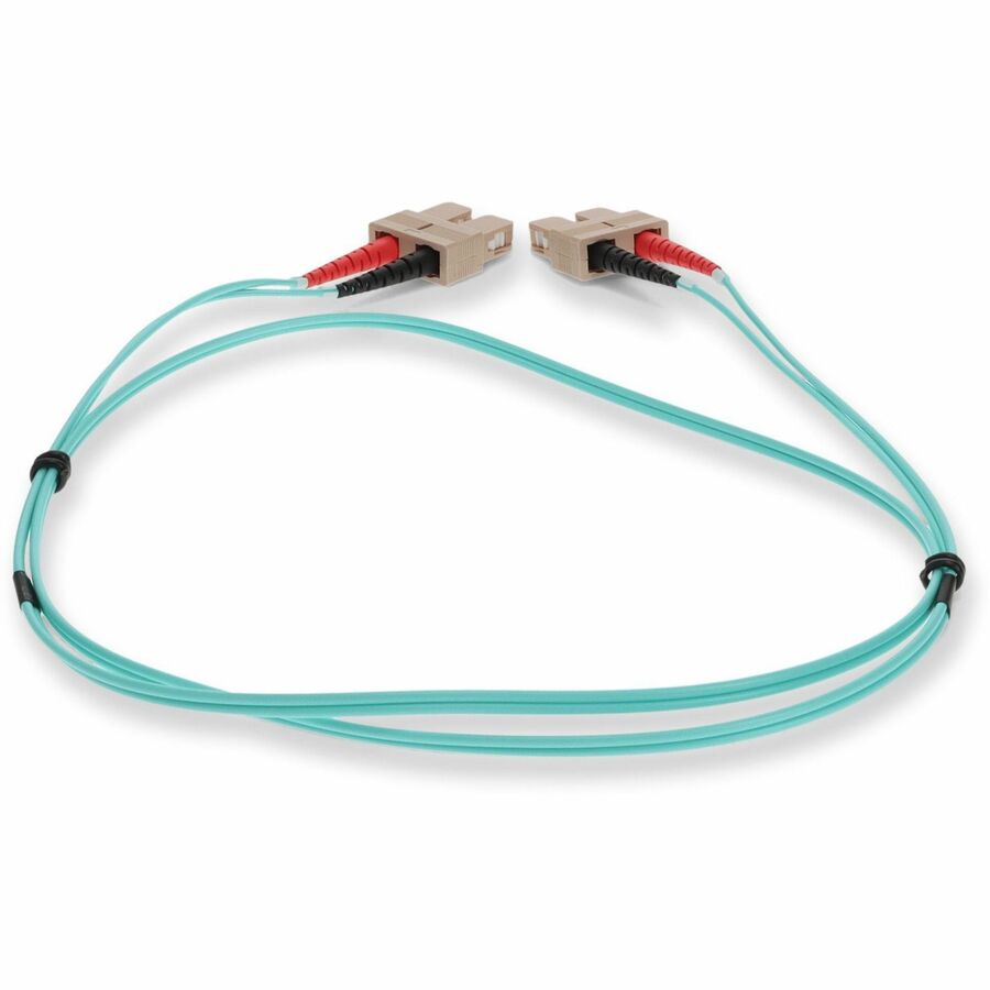 AddOn 10m SC (Male) to SC (Male) Orange OM2 Duplex Fiber OFNR (Riser-Rated) Patch Cable