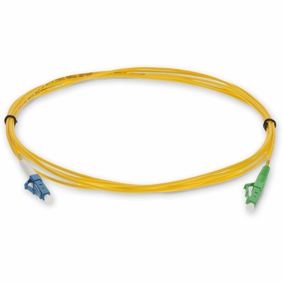 AddOn 2m ALC (Male) to LC (Male) Yellow OS2 Simplex Fiber OFNR (Riser-Rated) Patch Cable