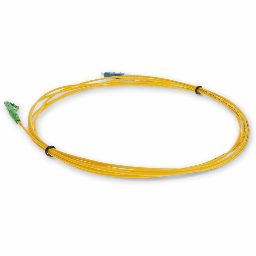 AddOn 2m ALC (Male) to LC (Male) Yellow OS2 Simplex Fiber OFNR (Riser-Rated) Patch Cable