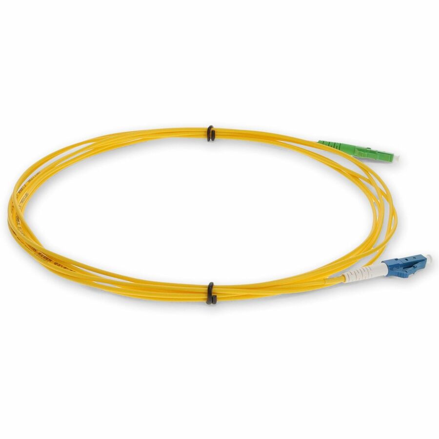 AddOn 2m ALC (Male) to LC (Male) Yellow OS2 Simplex Fiber OFNR (Riser-Rated) Patch Cable