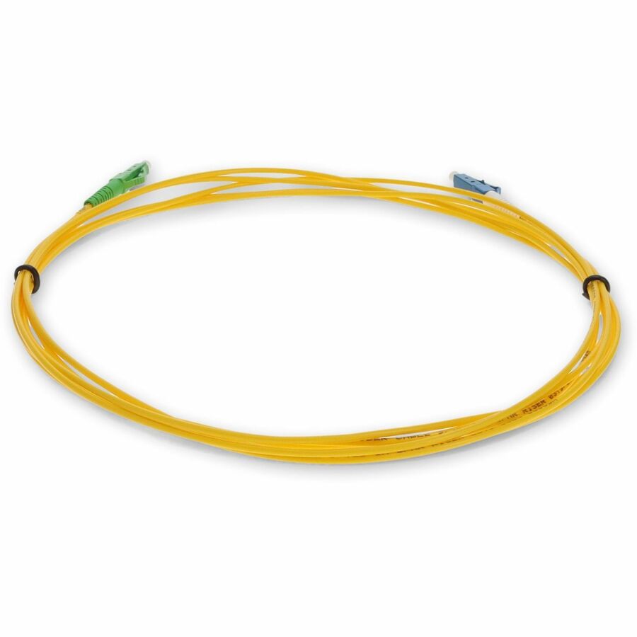 AddOn 2m ALC (Male) to LC (Male) Yellow OS2 Simplex Fiber OFNR (Riser-Rated) Patch Cable