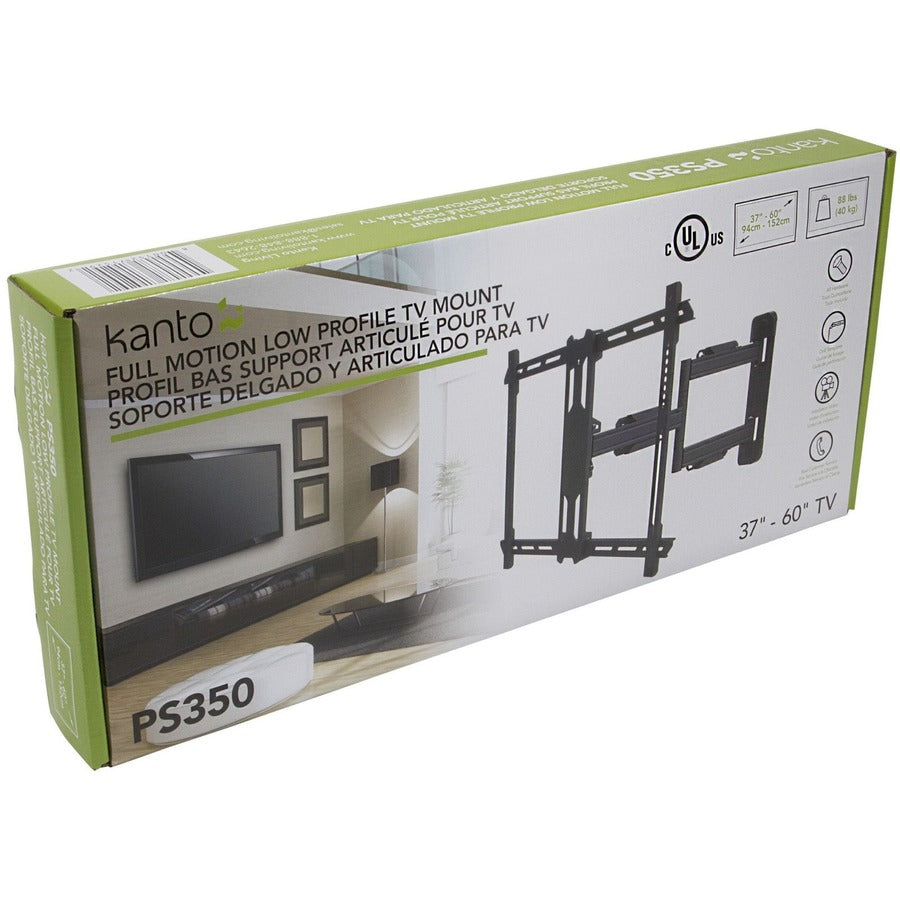 Kanto PS350 Wall Mount for TV - Black
