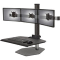 Innovative Winston Workstation Triple Freestanding Sit-Stand