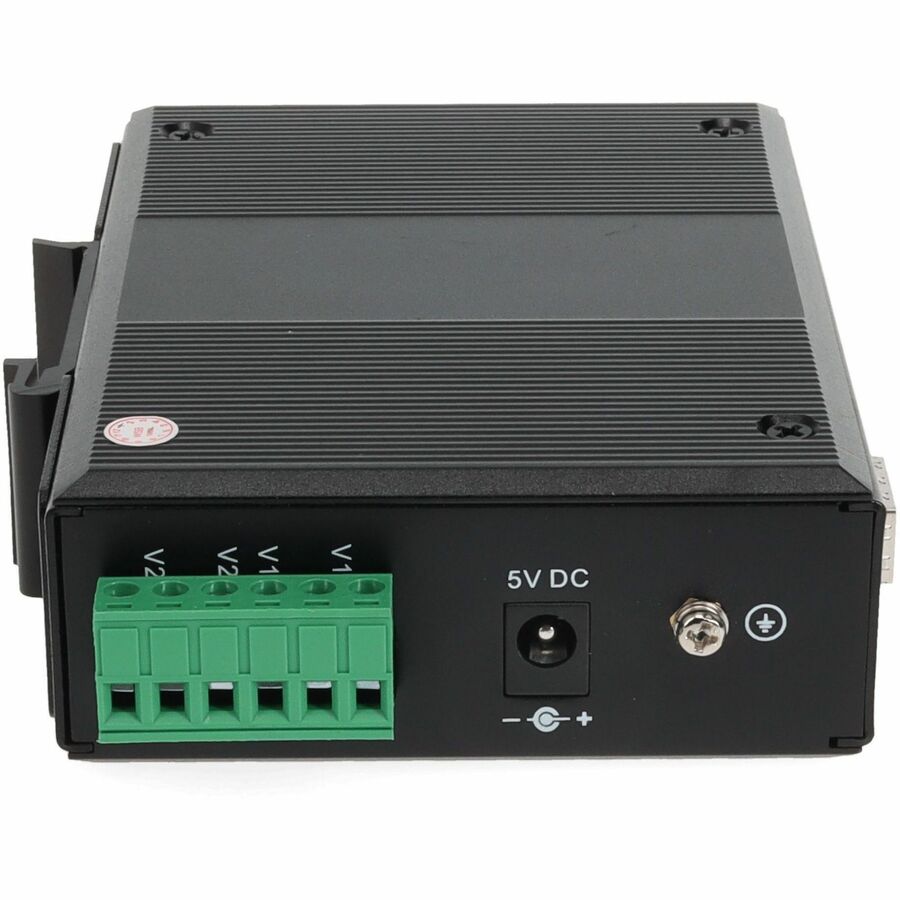 AddOn 1 10/100/1000Base-TX(RJ-45) to 1 Open SFP Port Industrial Media Converter