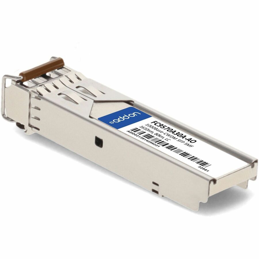 AddOn Fujitsu FC9570A30A Compatible TAA Compliant 1000Base-CWDM SFP Transceiver (SMF, 1610nm, 80km, LC)