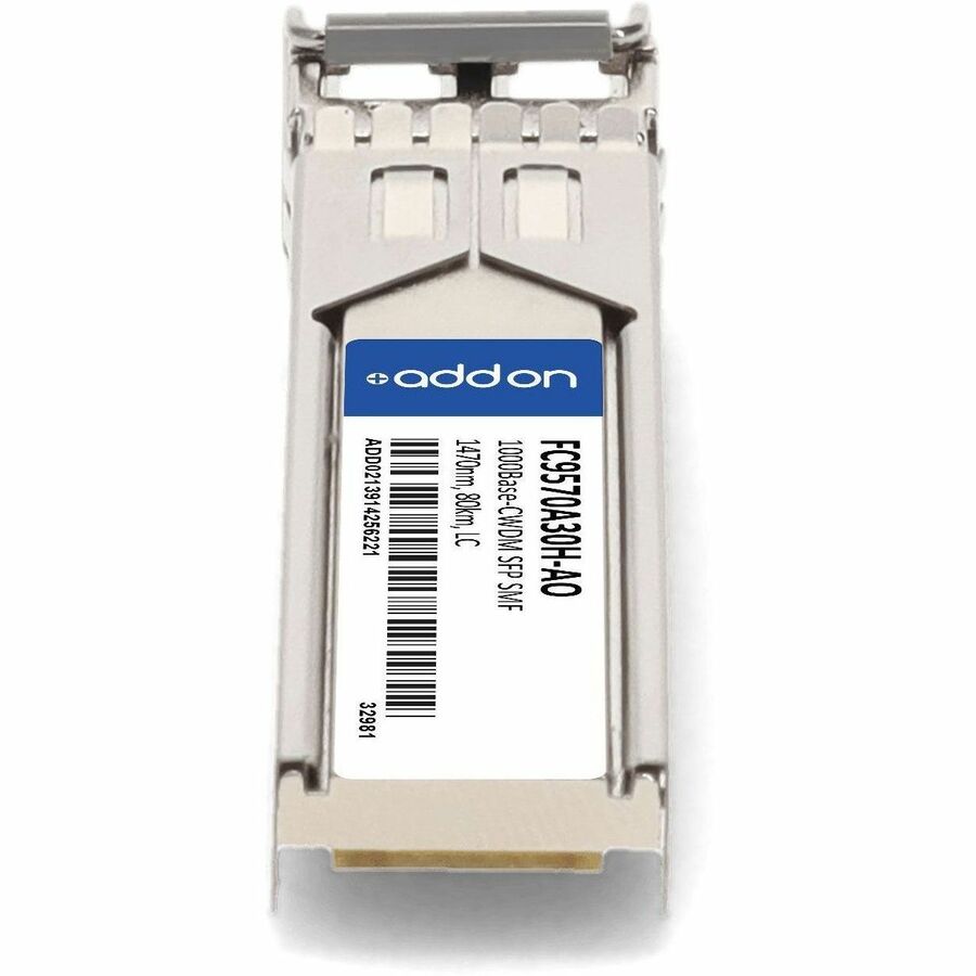 AddOn Fujitsu FC9570A30H Compatible TAA Compliant 1000Base-CWDM SFP Transceiver (SMF, 1470nm, 80km, LC)