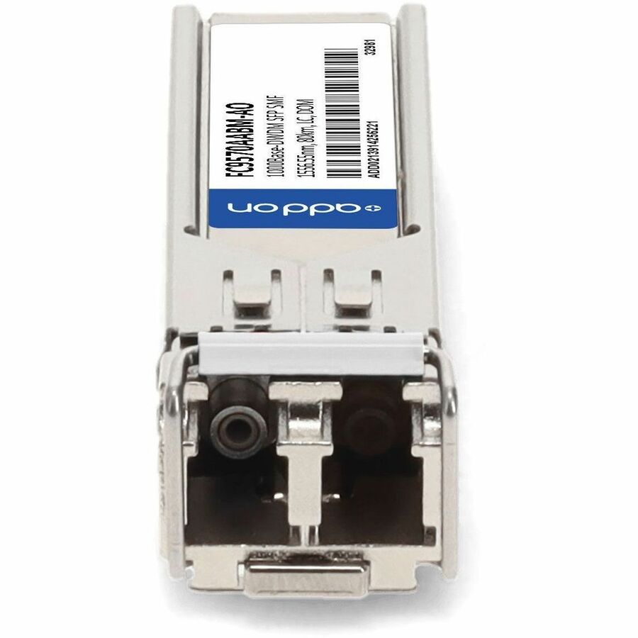 AddOn Fujitsu FC9570AABM Compatible TAA Compliant 1000Base-DWDM 100GHz SFP Transceiver (SMF, 1556.55nm, 80km, LC, DOM)
