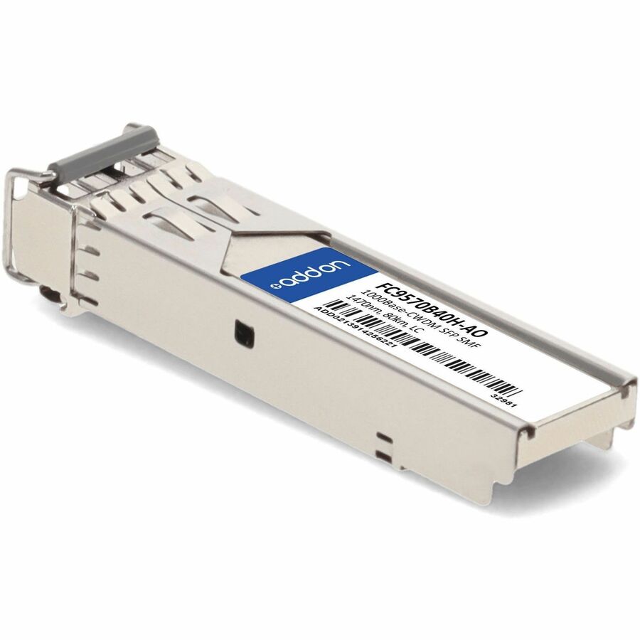 AddOn Fujitsu FC9570B40H Compatible TAA Compliant 1000Base-CWDM SFP Transceiver (SMF, 1470nm, 80km, LC)