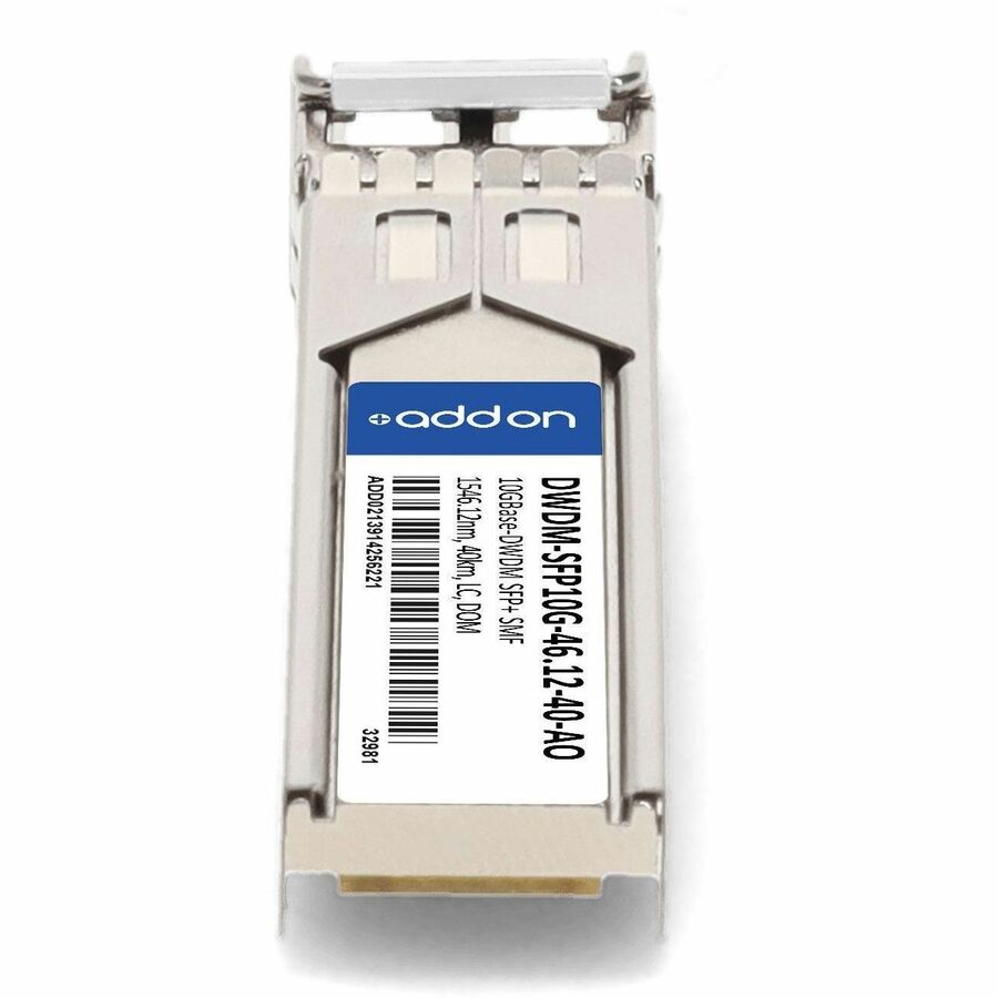 AddOn Cisco DWDM-SFP10G-46.12 Compatible TAA Compliant 10GBase-DWDM 100GHz SFP+ Transceiver (SMF, 1546.12nm, 40km, LC, DOM)
