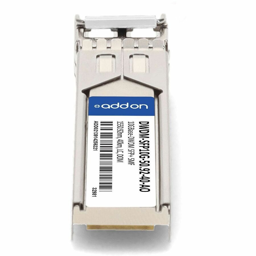 AddOn Cisco DWDM-SFP10G-50.92 Compatible TAA Compliant 10GBase-DWDM 100GHz SFP+ Transceiver (SMF, 1550.92nm, 40km, LC, DOM)