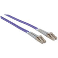 IC Intellinet Network Solutions Fiber Optic Patch Cable, LC, OM4, 50/125, Multimode, Duplex, Violet, 66 ft (20 m)