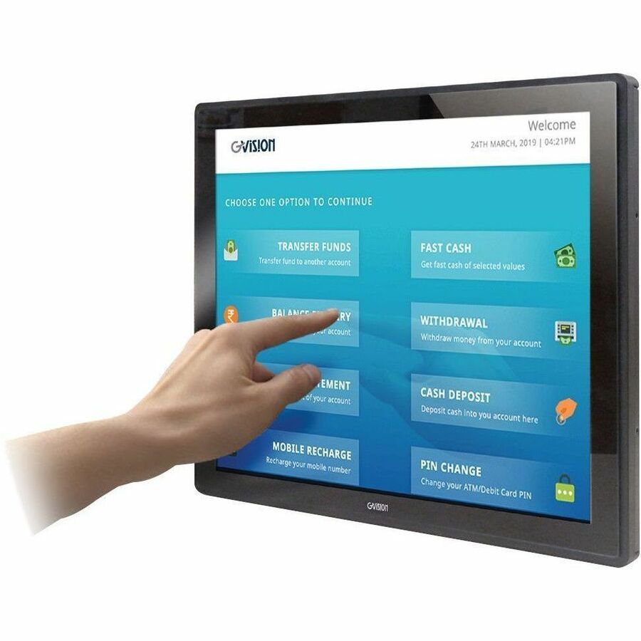 GVision R17ZH-OB-45P0 17" Class Open-frame LCD Touchscreen Monitor - 4:3 - 5 ms