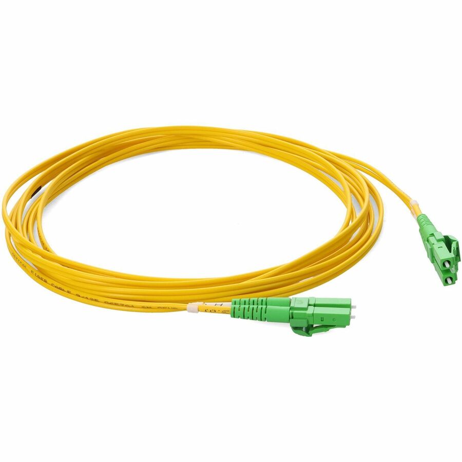 AddOn 10m ALC (Male) to ALC (Male) Yellow OS2 Duplex Fiber OFNR (Riser-Rated) Patch Cable