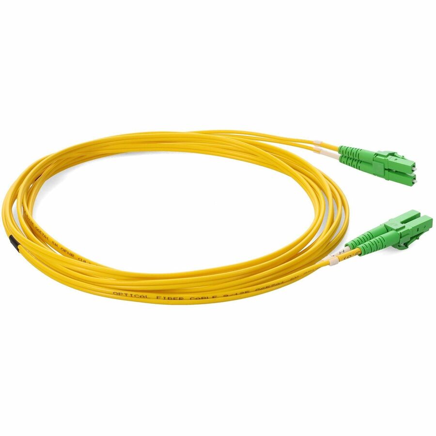 AddOn 10m ALC (Male) to ALC (Male) Yellow OS2 Duplex Fiber OFNR (Riser-Rated) Patch Cable