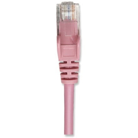 IC Intellinet Network Solutions Cat5e UTP Network Patch Cable, 3 ft (1.0 m), Pink