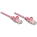 IC Intellinet Network Solutions Cat5e UTP Network Patch Cable, 3 ft (1.0 m), Pink
