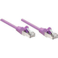 IC Intellinet Network Solutions Cat5e UTP Network Patch Cable, 50 ft (15.0 m), Purple