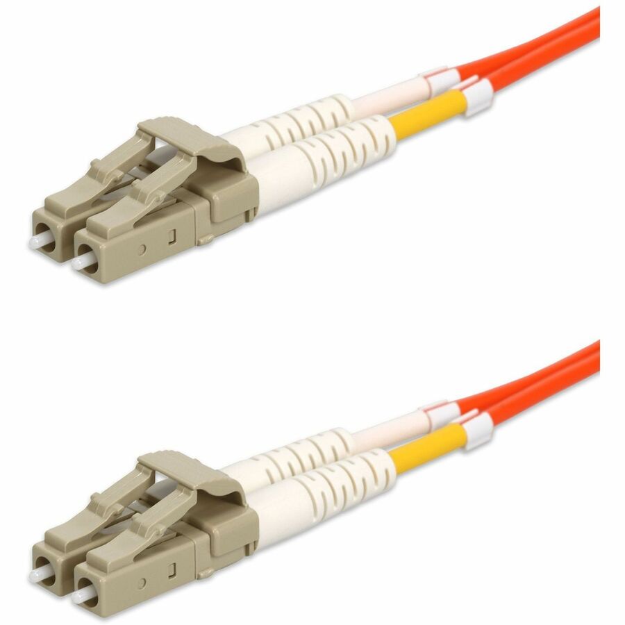 AddOn 7m LC (Male) to LC (Male) Orange OM1 Duplex Fiber TAA Compliant OFNR (Riser-Rated) Patch Cable