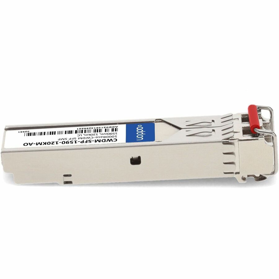 AddOn Cisco CWDM-SFP-1590-120KM Compatible TAA Compliant 1000Base-CWDM SFP Transceiver (SMF, 1590nm, 120km, LC)