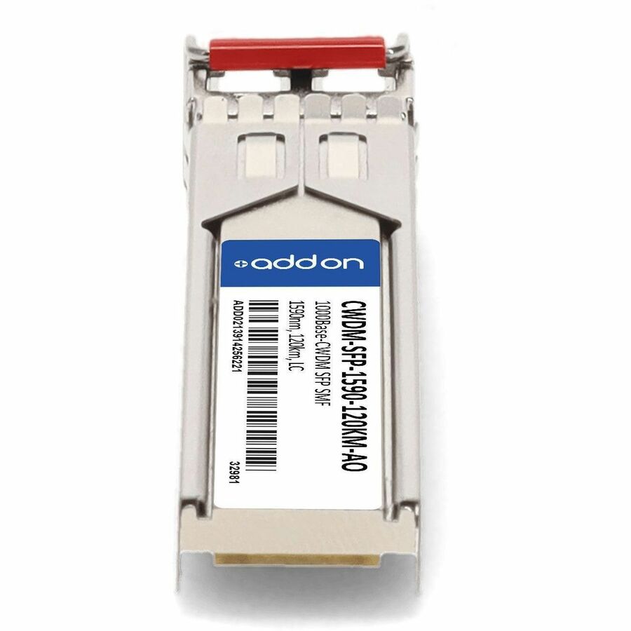 AddOn Cisco CWDM-SFP-1590-120KM Compatible TAA Compliant 1000Base-CWDM SFP Transceiver (SMF, 1590nm, 120km, LC)