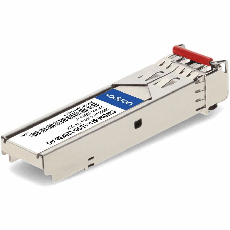 AddOn Cisco CWDM-SFP-1590-120KM Compatible TAA Compliant 1000Base-CWDM SFP Transceiver (SMF, 1590nm, 120km, LC)