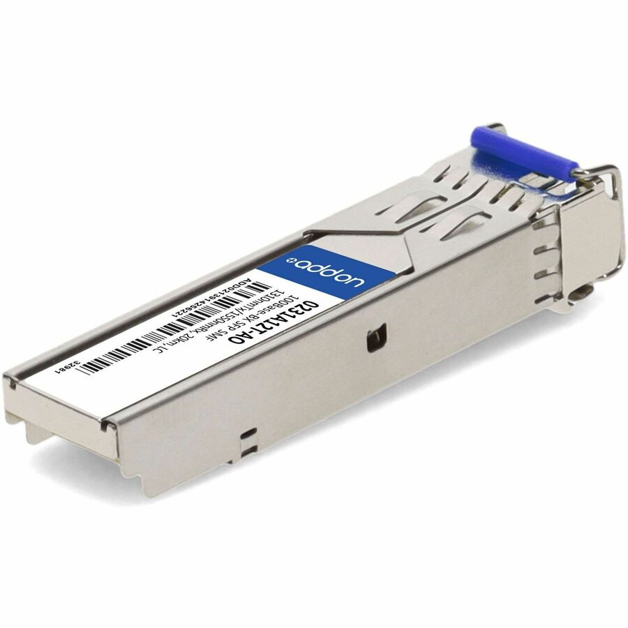AddOn HP 0231A12T Compatible TAA Compliant 100Base-BX SFP Transceiver (SMF, 1310nmTx/1550nmRx, 20km, LC)