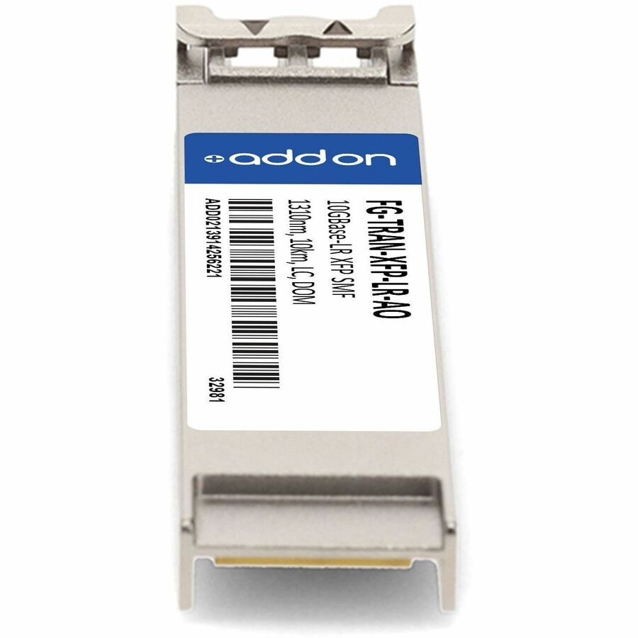 AddOn Fortinet FG-TRAN-XFP-LR Compatible TAA Compliant 10GBase-LR XFP Transceiver (SMF, 1310nm, 10km, LC, DOM)