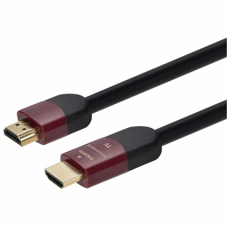 Monoprice HDMI Data Transfer Cable, Black, 100 ft, With HDMI