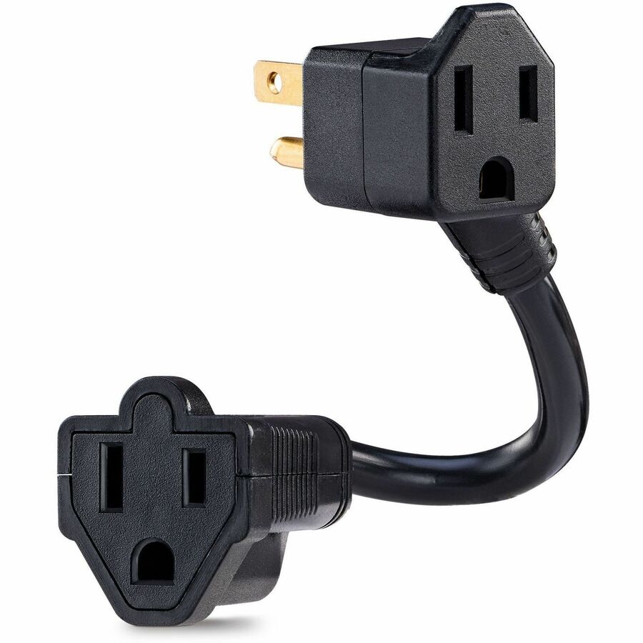 CyberPower GC201 Extension Cords, Black, 6 in.
