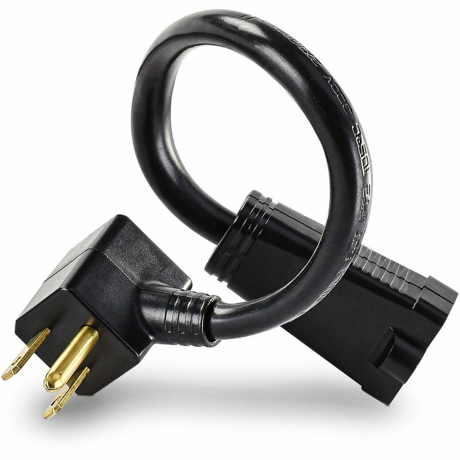 CyberPower GC201 Extension Cords, Black, 6 in.