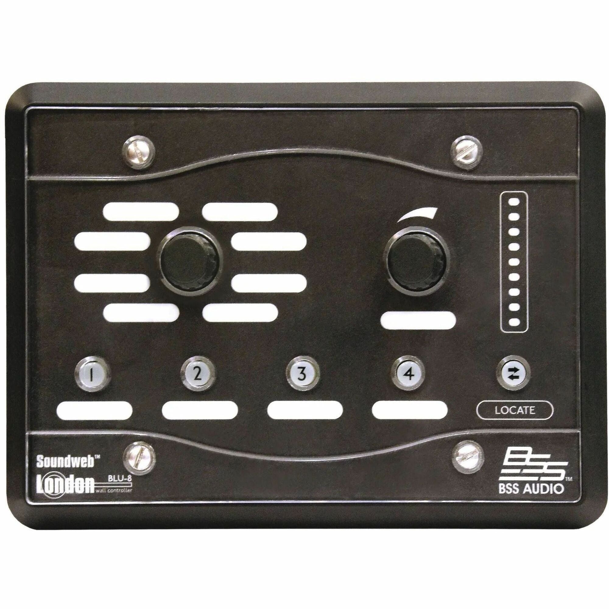 BSS Zone Controller Black, BLU-8v2, Wired, BSSBLU8V2-BLK-M