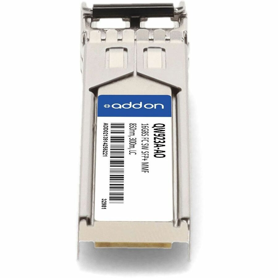 AddOn HP QW923A Compatible TAA Compliant 16GBase-SW Fibre Channel SFP+ Transceiver (MMF, 850nm, 300m, LC)