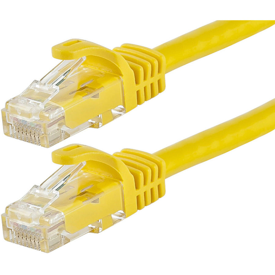 Monoprice FLEXboot Series Cat5e 24AWG UTP Ethernet Network Patch Cable, 20ft Yellow