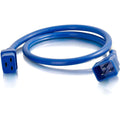 LEGRAND C2G 5ft 12AWG Power Cord (IEC320C20 to IEC320C19) - Blue
