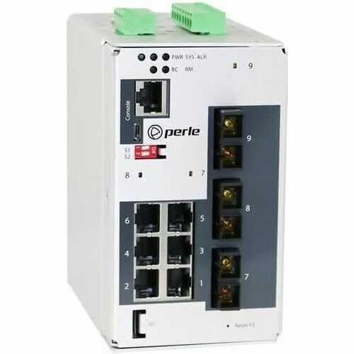Perle IDS-509F3-C2SD20-MD2 - Industrial Managed Ethernet Switch
