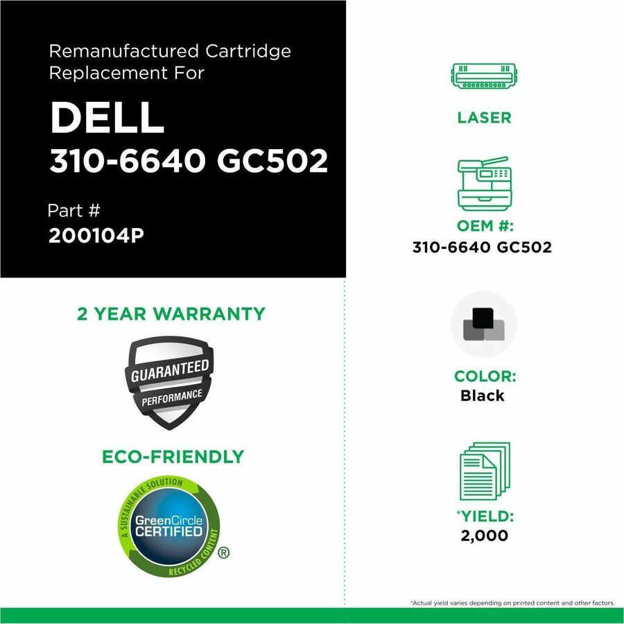 Clover Imaging Remanufactured Toner Cartridge for Dell 1100