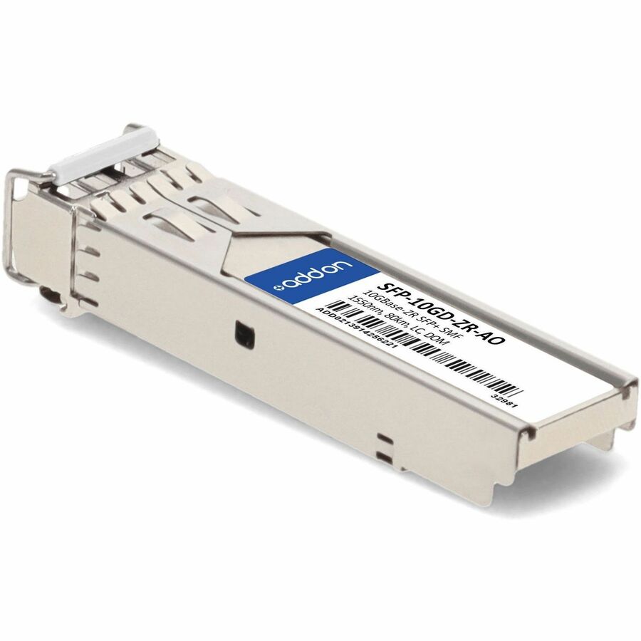 AddOn MRV SFP-10GD-ZR Compatible TAA Compliant 10GBase-ZR SFP+ Transceiver (SMF, 1550nm, 80km, LC, DOM)
