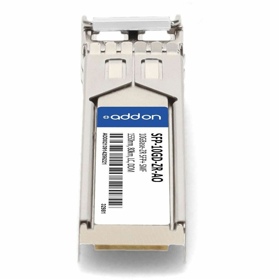 AddOn MRV SFP-10GD-ZR Compatible TAA Compliant 10GBase-ZR SFP+ Transceiver (SMF, 1550nm, 80km, LC, DOM)