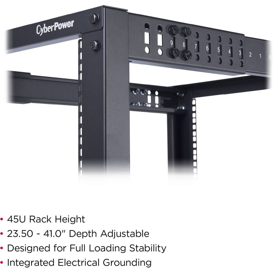 CyberPower CR45U40001 Knock down open frame rack (for assembly)