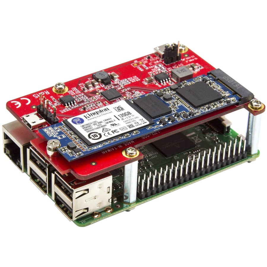 StarTech.com Raspberry Pi Board &acirc;&euro;" USB 2.0 480Mbps &acirc;" USB to M.2 SATA Converter &acirc;" USB to SATA Raspberry Pi SSD
