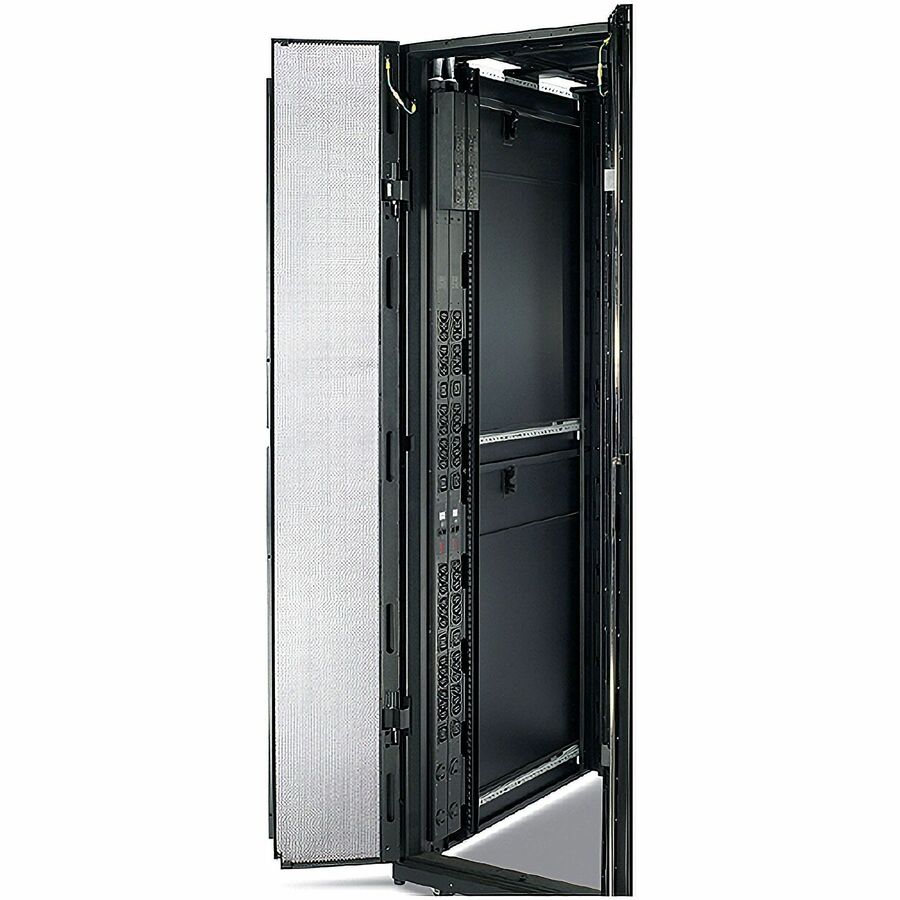 APC Rack PDU,Metered,ZeroU,14.4kW,208V,(24)C13,(4)C19,(2)L6-30R;10 CORD