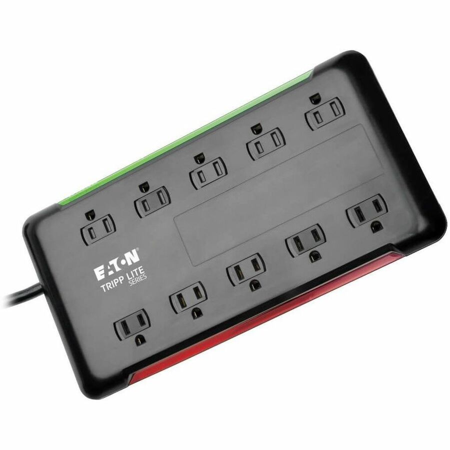 Eaton Tripp Lite Series Protect It! 10-Outlet Surge Protector, 6 ft. Cord, 2880 Joules, Black Housing