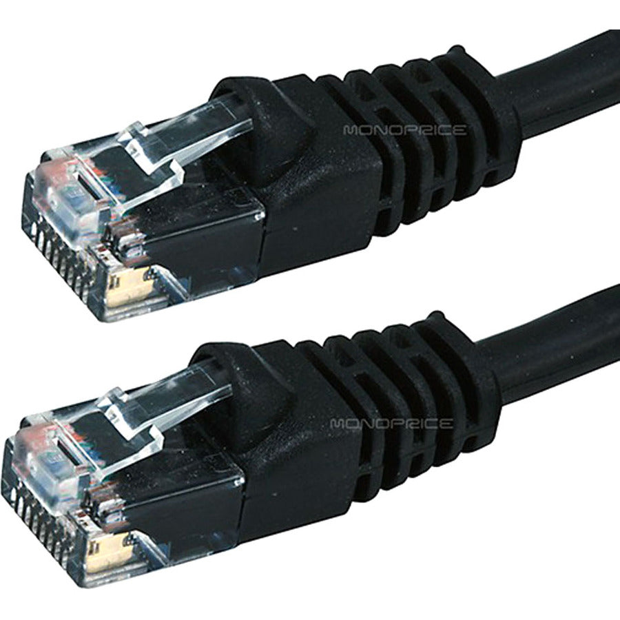 Monoprice Cat5e 24AWG UTP Ethernet Network Patch Cable, 25ft Black